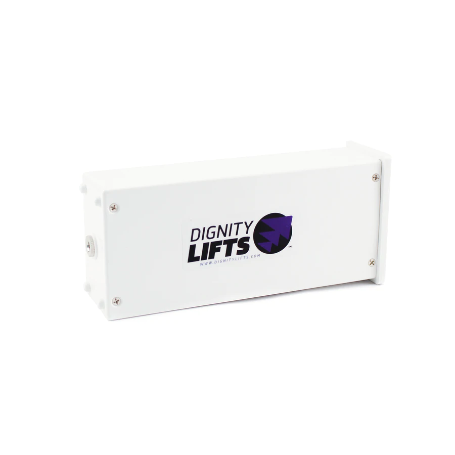 Deluxe Toilet Lift Battery on Side Deluxe Toilet Lift Battery on Side